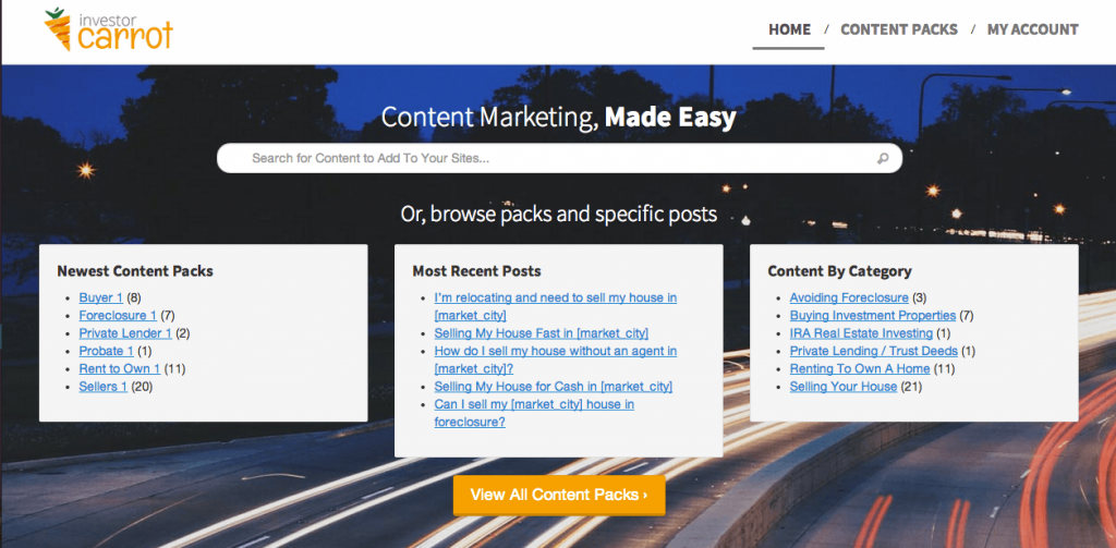 Introducing... the Carrot Content System! The real estate marketing tool that makes it super easy to automate your business.