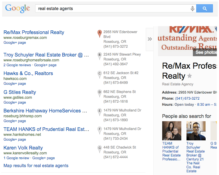 location specific seo for real estate