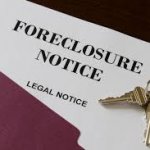 Foreclosure notice of default