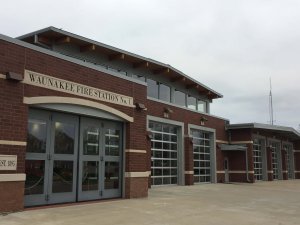 Waunakee Fire Station right near the where we buy houses in Waunakee