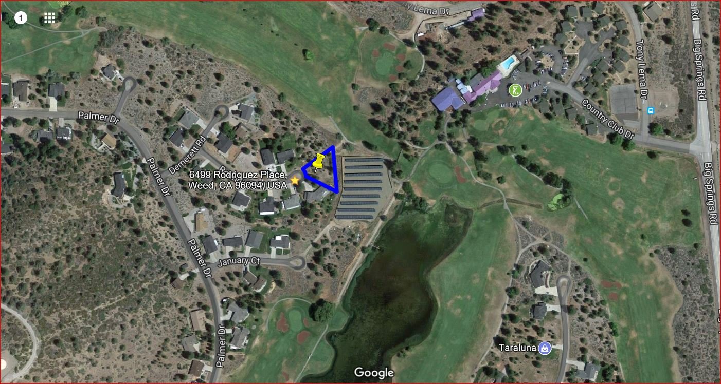 GOLF! Land in Weed, CA 0.27 Acre, Siskiyou Vacant Land/Lot