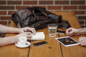 Sell my house fast Slidell - 2-Person Meeting accross a table