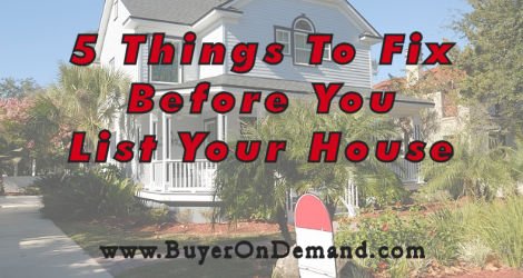 5 Things To Fix Before You List Your House in Charleston 5 Things To Fix Before You List Your House in Charleston